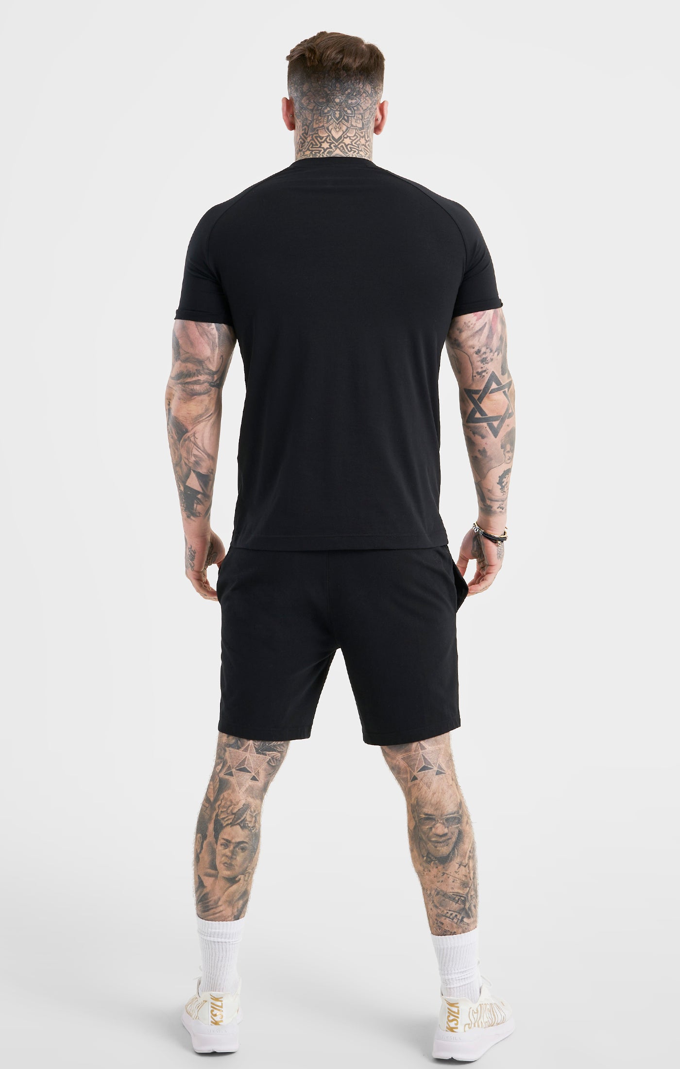 Black Sports Short Sleeve T-Shirt (4)