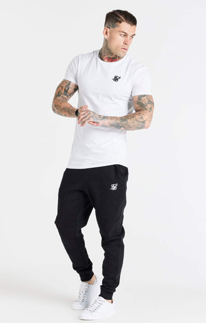 SikSilk Sportliches T-Shirt – Weiß (3)