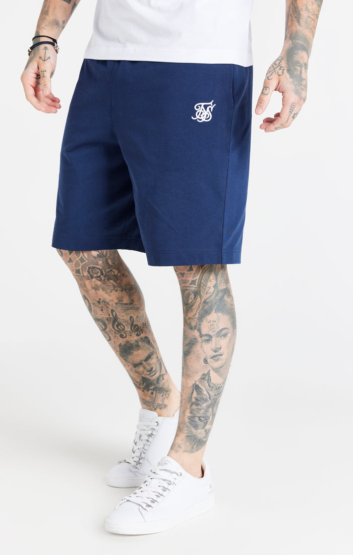 SikSilk Shorts &#39;Core&#39; aus Jersey – Marineblau