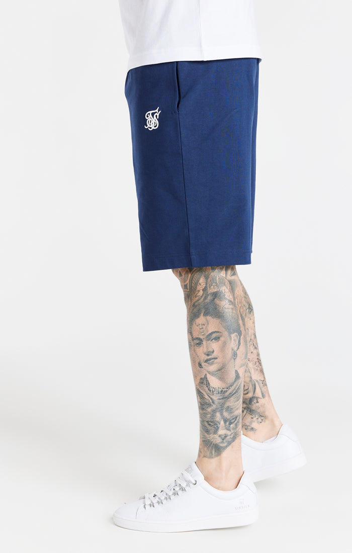 SikSilk Shorts &#39;Core&#39; aus Jersey – Marineblau (1)