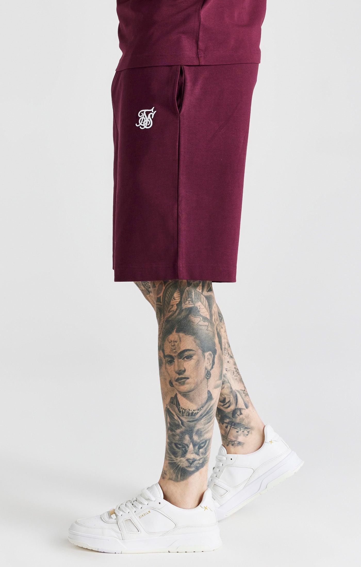 Burgund Essential Jersey Shorts (1)