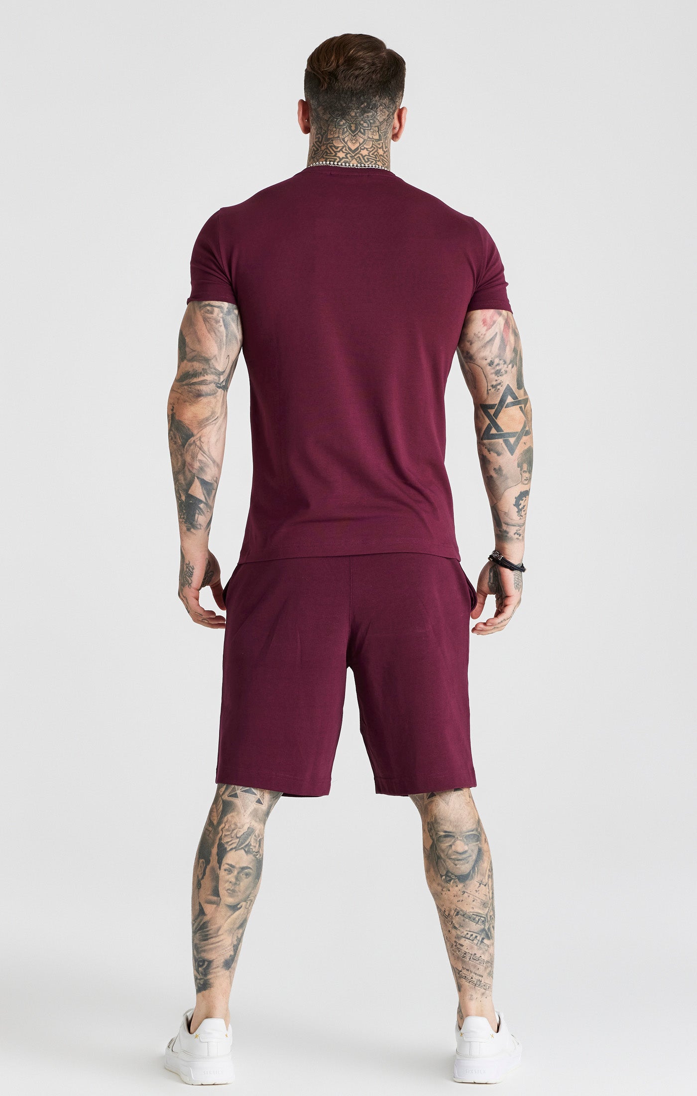 Burgund Essential Jersey Shorts (5)