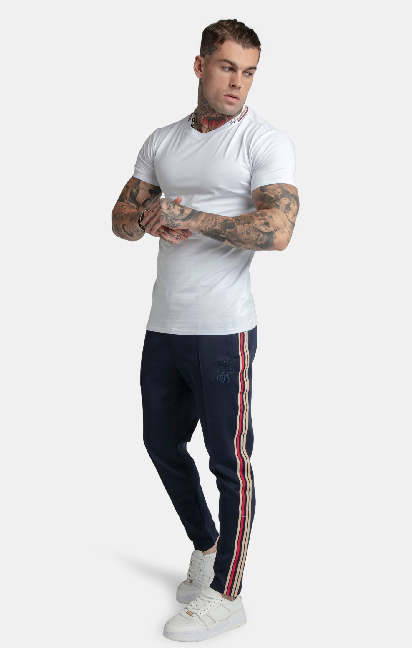 Messi X SikSilk Gym-T-Shirt - Weiß (1)
