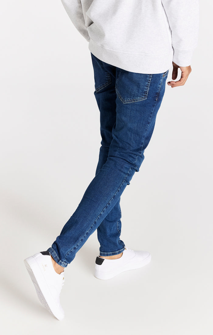 Blaue Slim Fit Jeans (2)