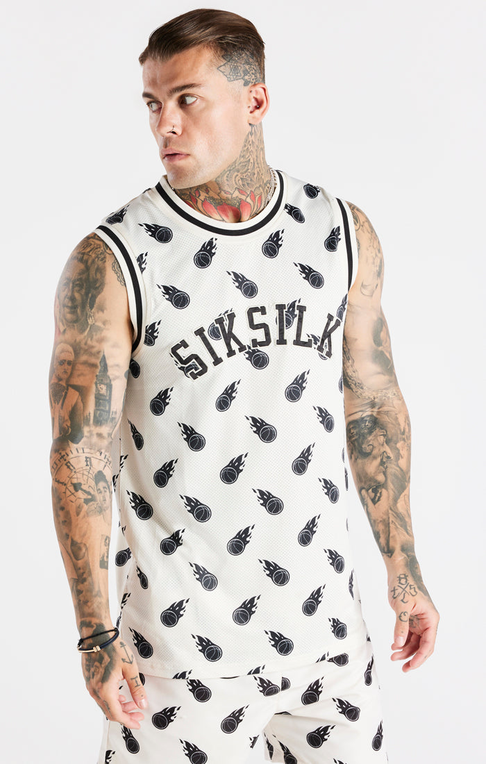 Ecru Space Jam x SikSilk Basketball Vest (6)