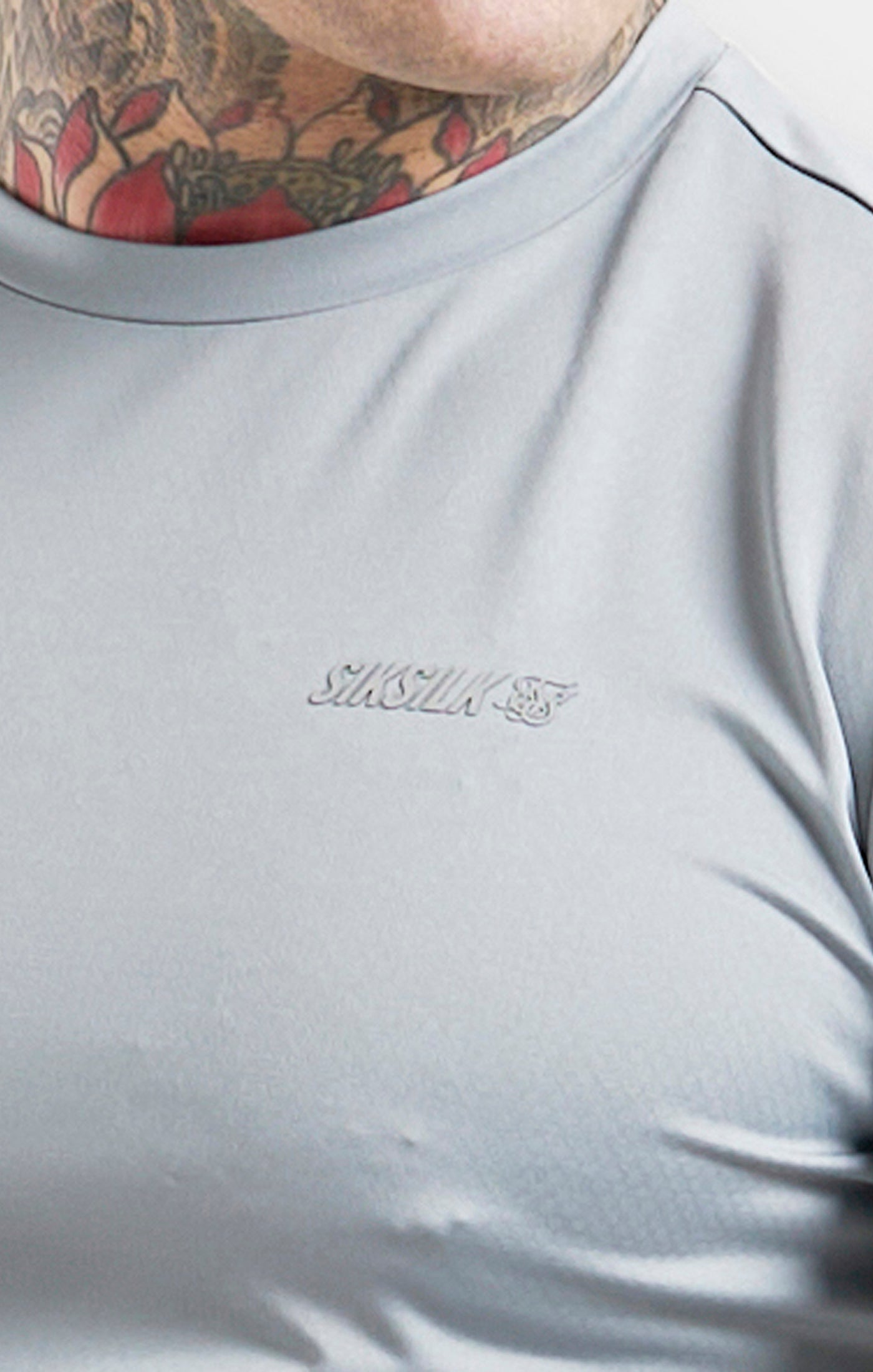 Graues Sport Poly T Shirt (1)