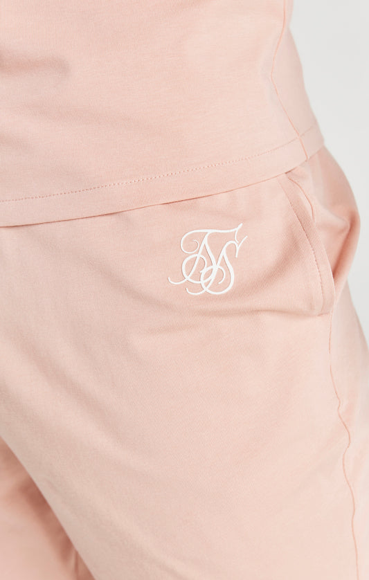 SikSilk T-Shirt & Shorts Twinset – Rosa
