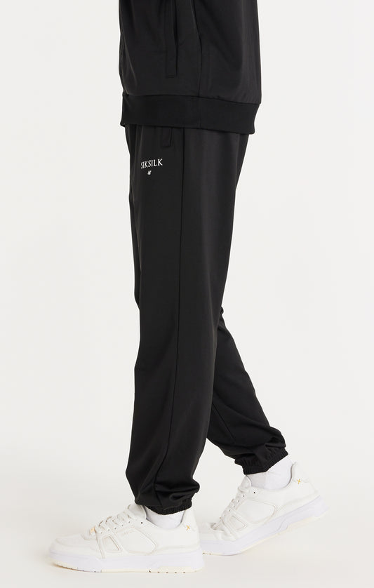 SikSilk Hose mit lockerer Passform und Bereich mit schmalen Knöchelbündchen – Schwarz