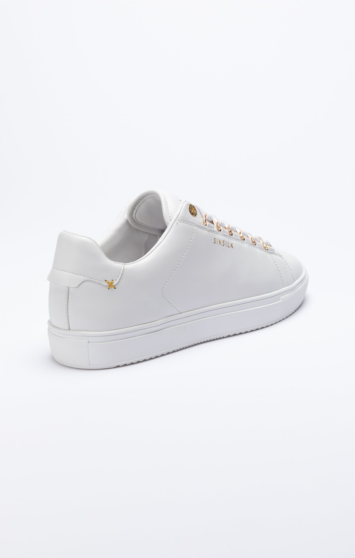 SikSilk Barra Sneaker - Weiß, Weiß &amp; Gold (2)
