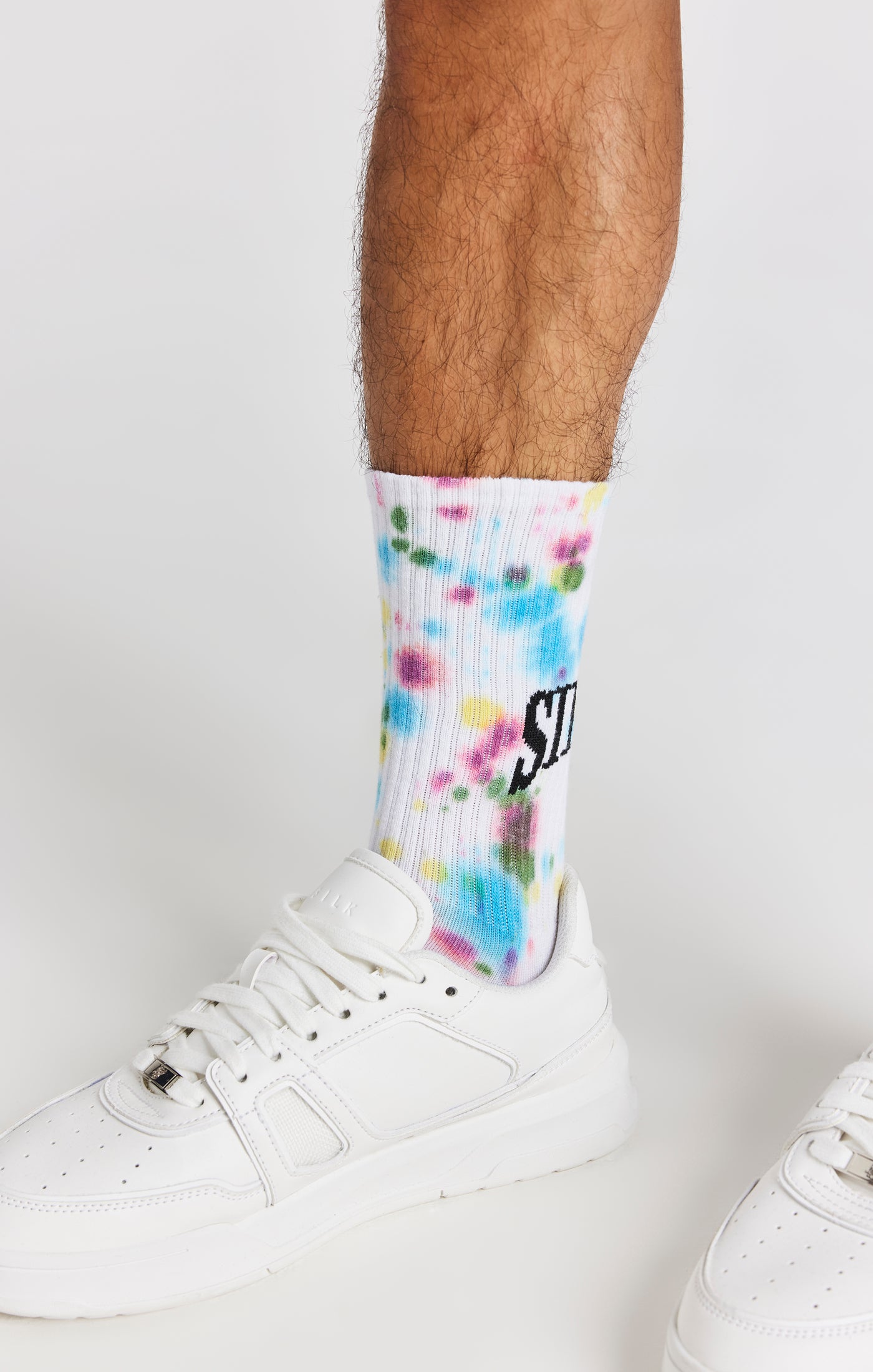 SikSilk Paint Slatter Socks (3 Pack) - White (3)