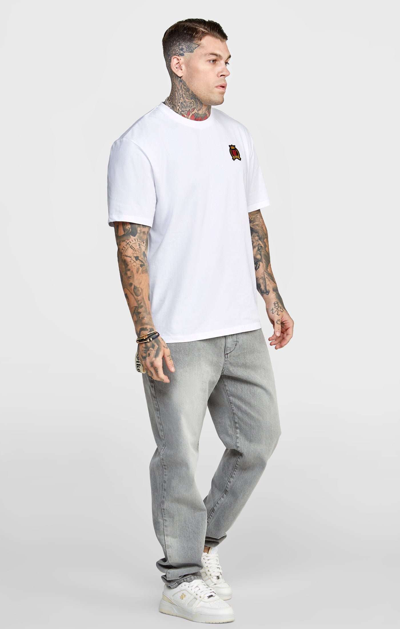 Grey Relaxed Fit Cargo Short (5)
