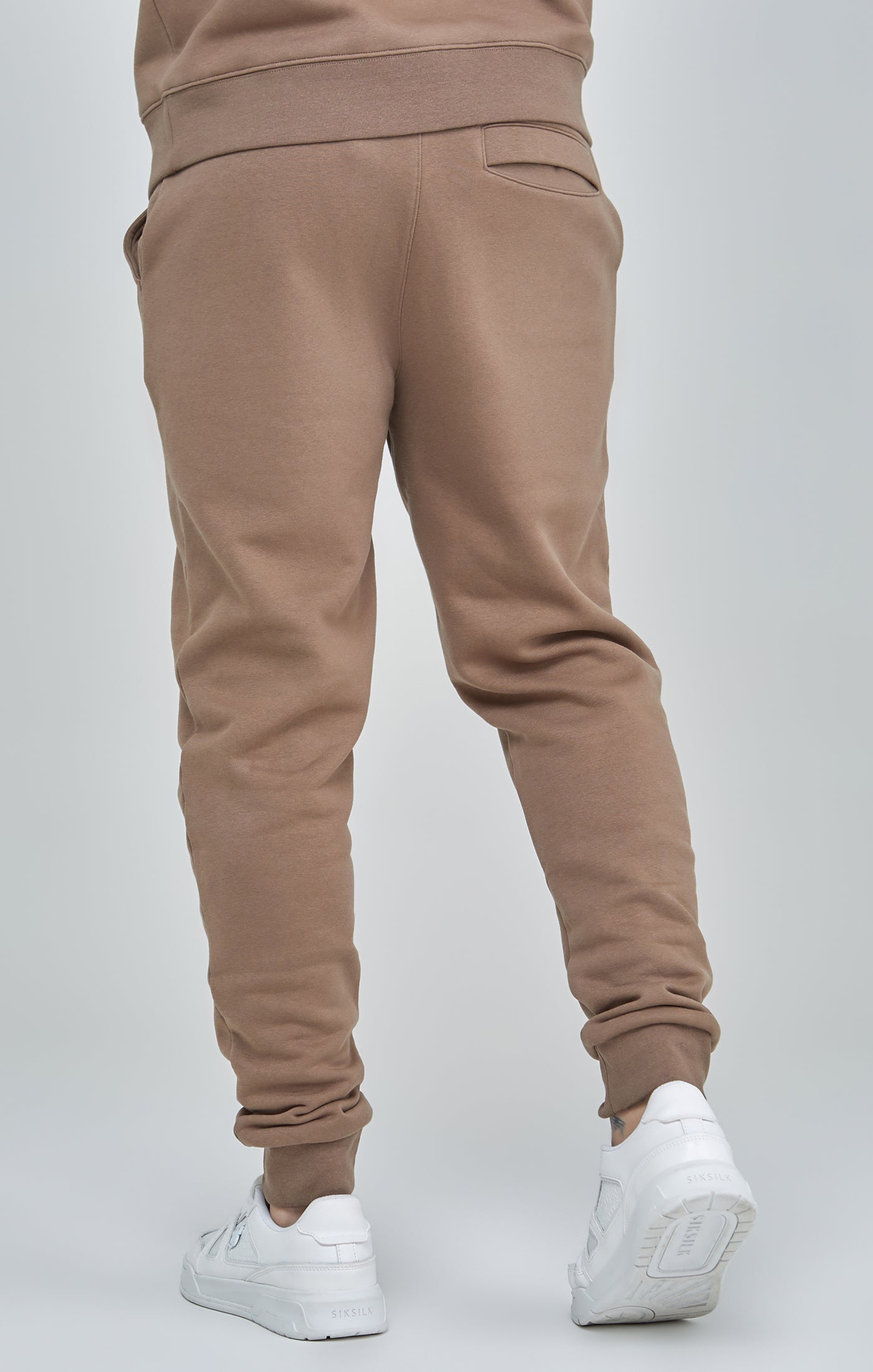 Brown Essential Cuffed Joggers (3)