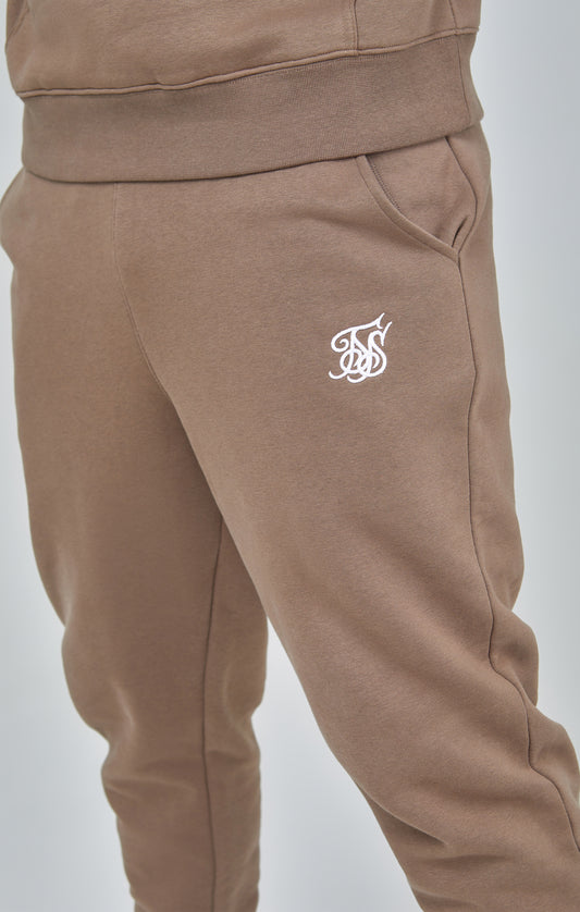 Brown Essential Cuffed Joggers