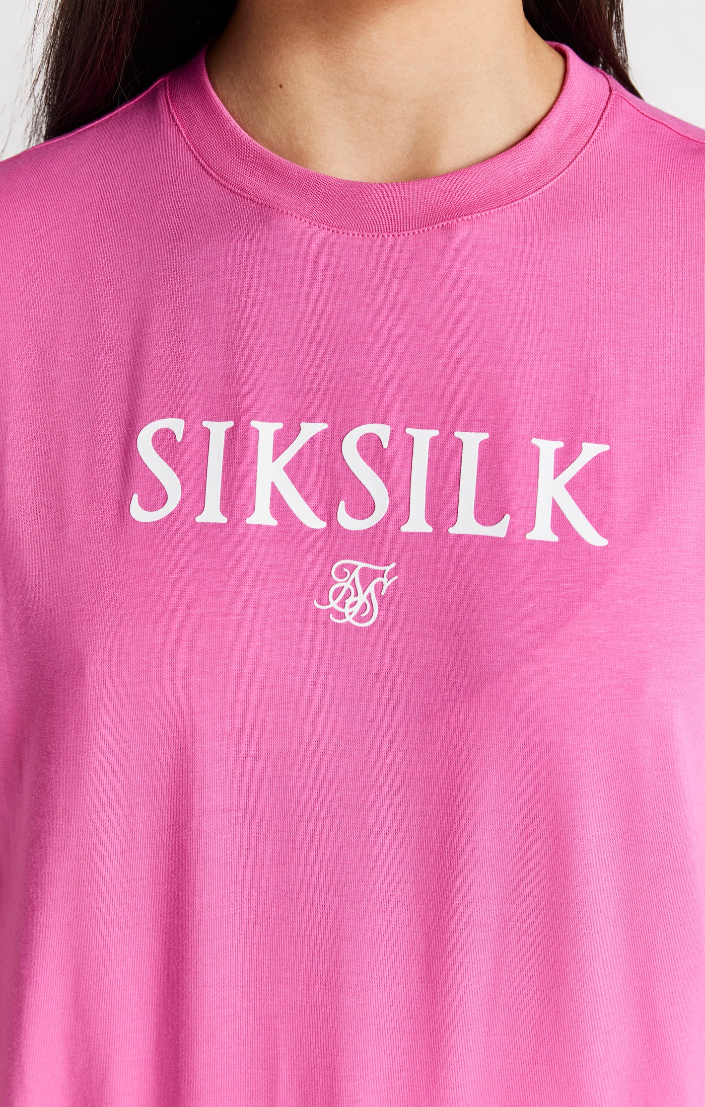 Girls Pink Branded T-Shirt (1)