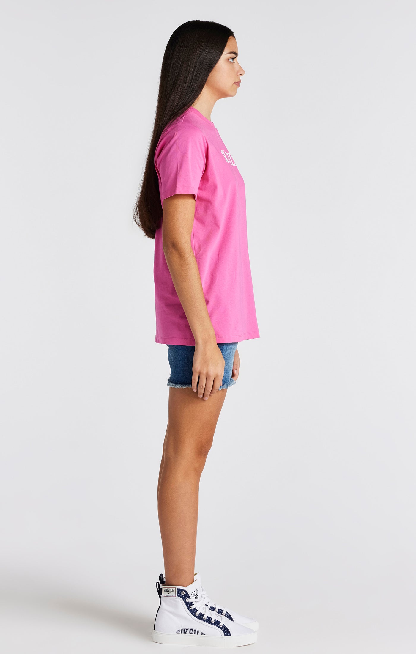 Girls Pink Branded T-Shirt (3)