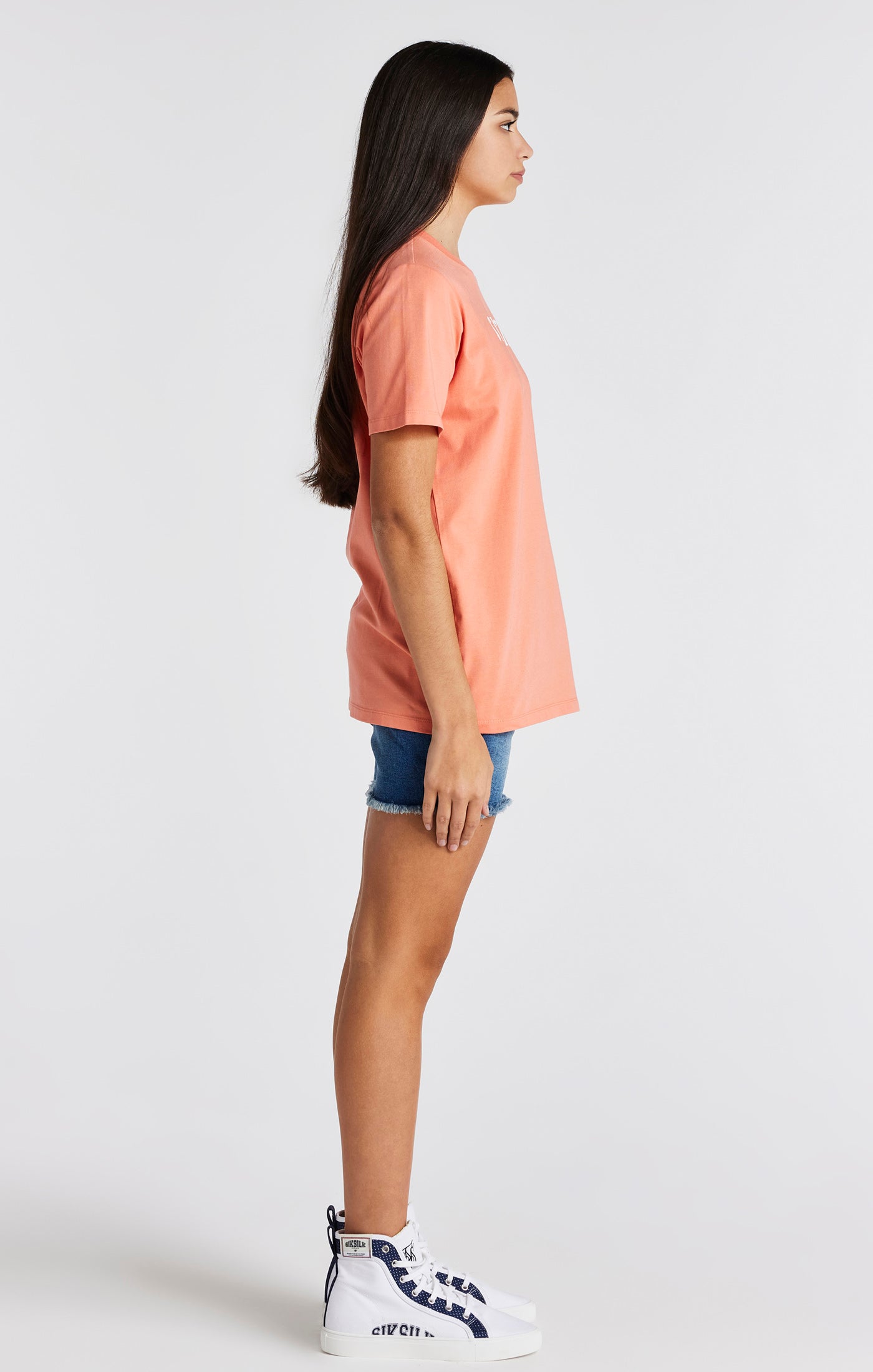 Girls Coral Branded T-Shirt (3)