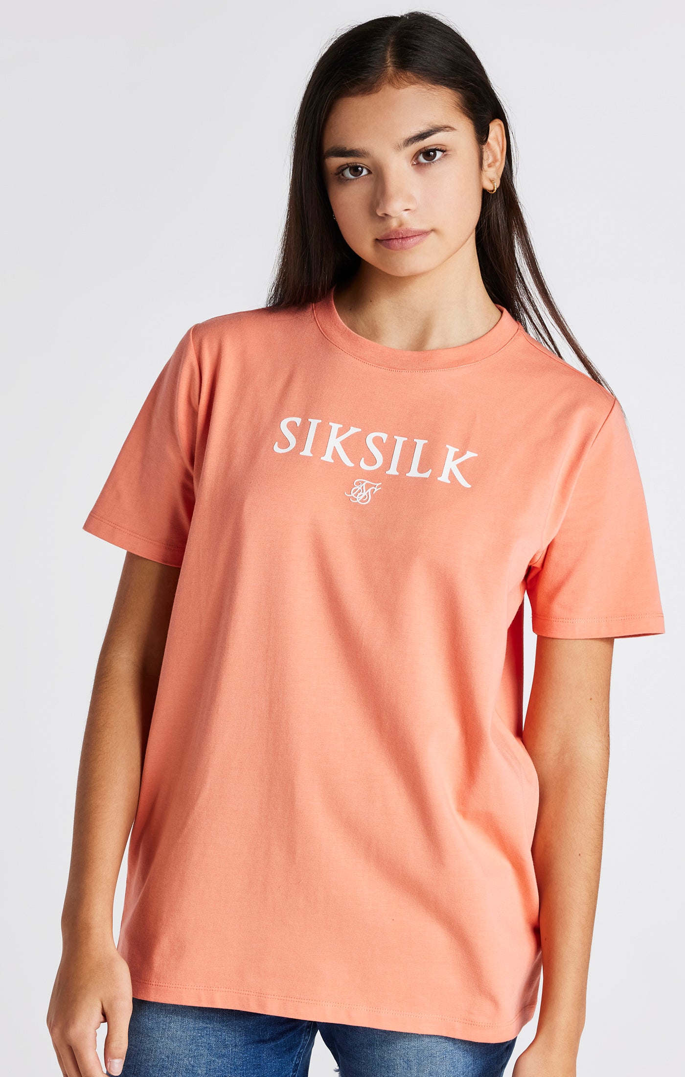 Girls Coral Branded T-Shirt (5)