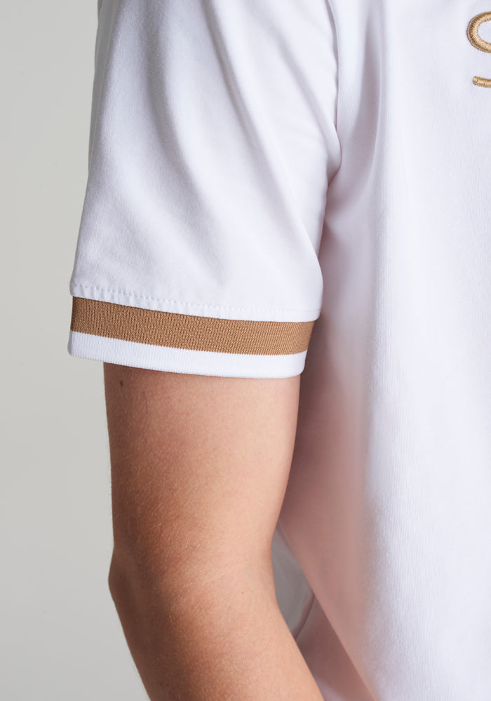 SikSilk T-Shirt ‚Platinum‘ – Weiß (3)