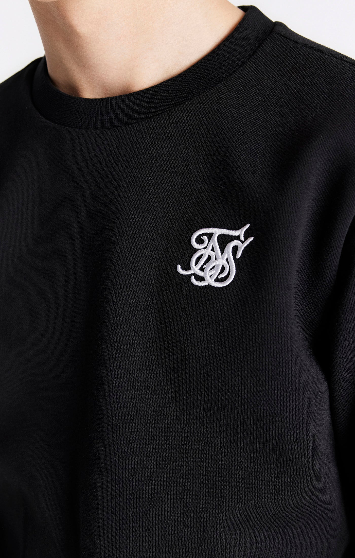 Schwarzes Essentials Sweatshirt für Jungen (1)