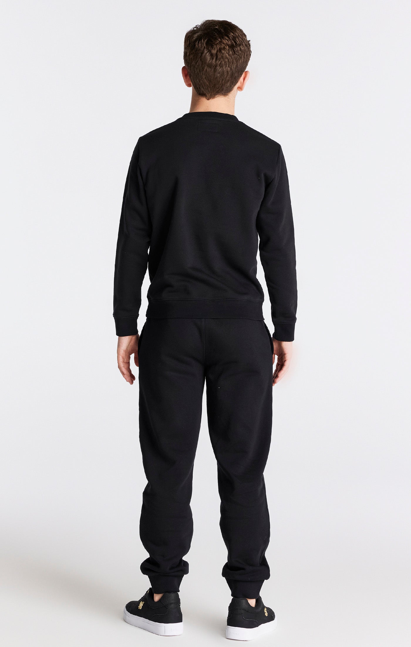 Schwarzes Essentials Sweatshirt für Jungen (4)