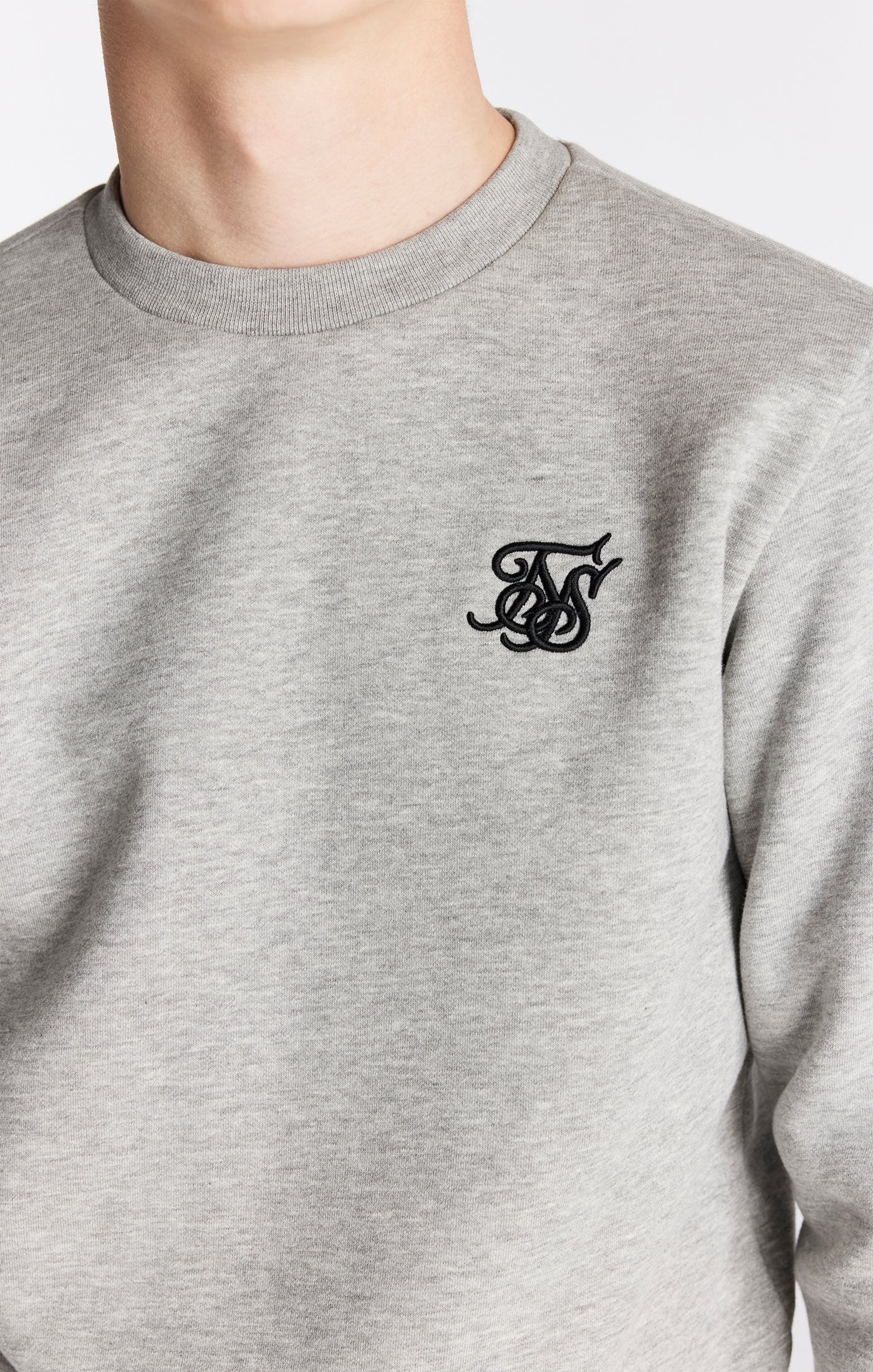 Graumeliertes Essentials Sweatshirt für Jungen (1)