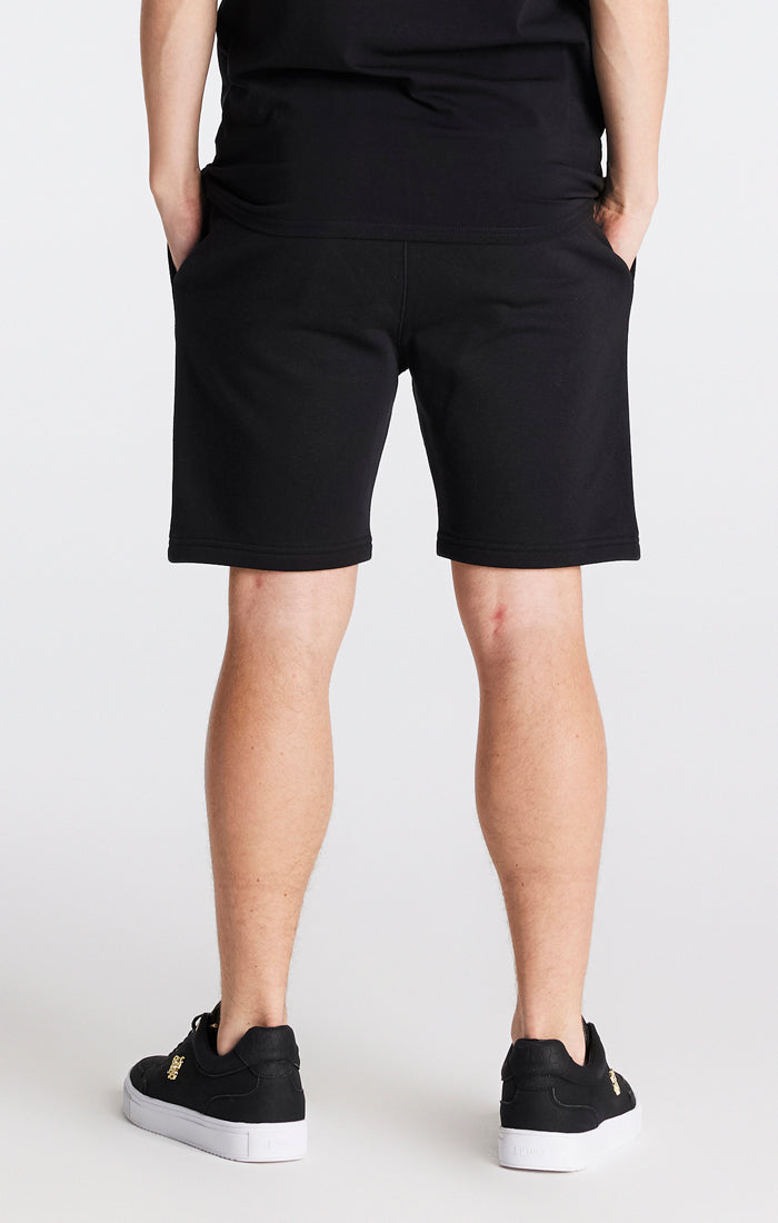 Schwarze Essentials Fleece Shorts für Jungen (3)