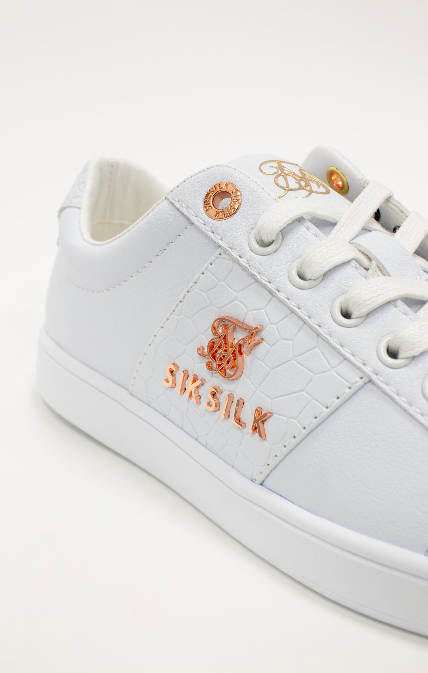 SikSilk Sneaker &#39;Juniors Elite&#39; – Weiß und Roségold (1)