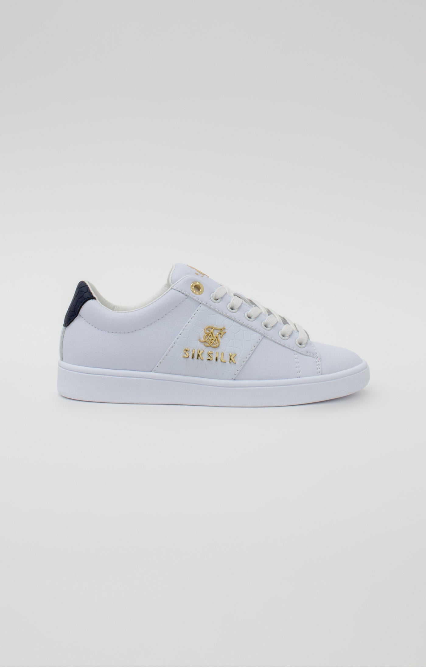 SikSilk Sneaker &#39;Juniors Elite&#39; – Weiß und Marineblau