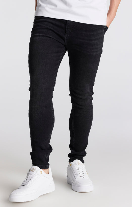 Schwarze Essentielle Skinny Denim Jeans für Jungen