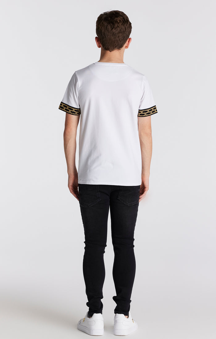 SikSilk T-Shirt ‚Entity‘ aus Funktionsstoff – Weiß (4)