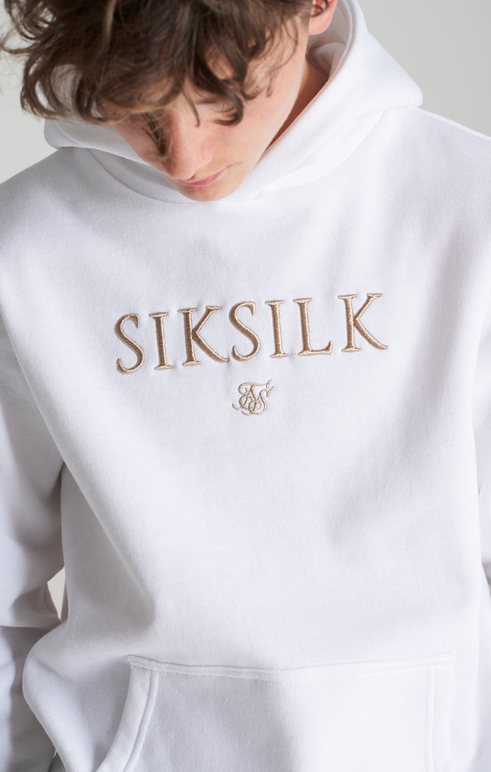 SikSilk Hoodie ‚Deluxe‘ zum Überstreifen – Weiß (2)