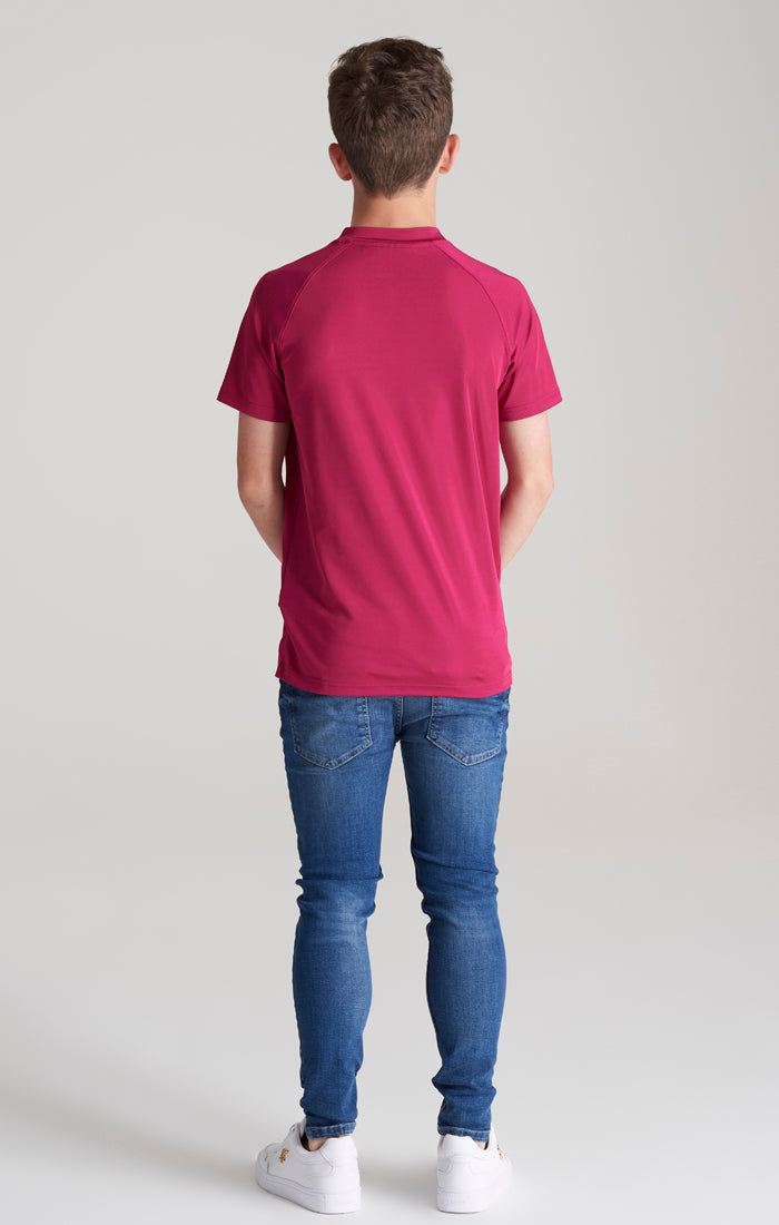 SikSilk Retro Sport-T-Shirt - Rosa (5)