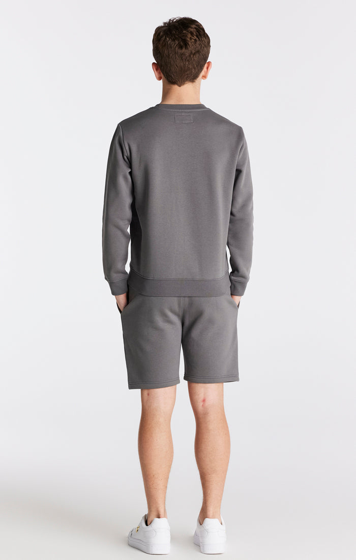 Graues Essentials Sweatshirt für Jungen (4)