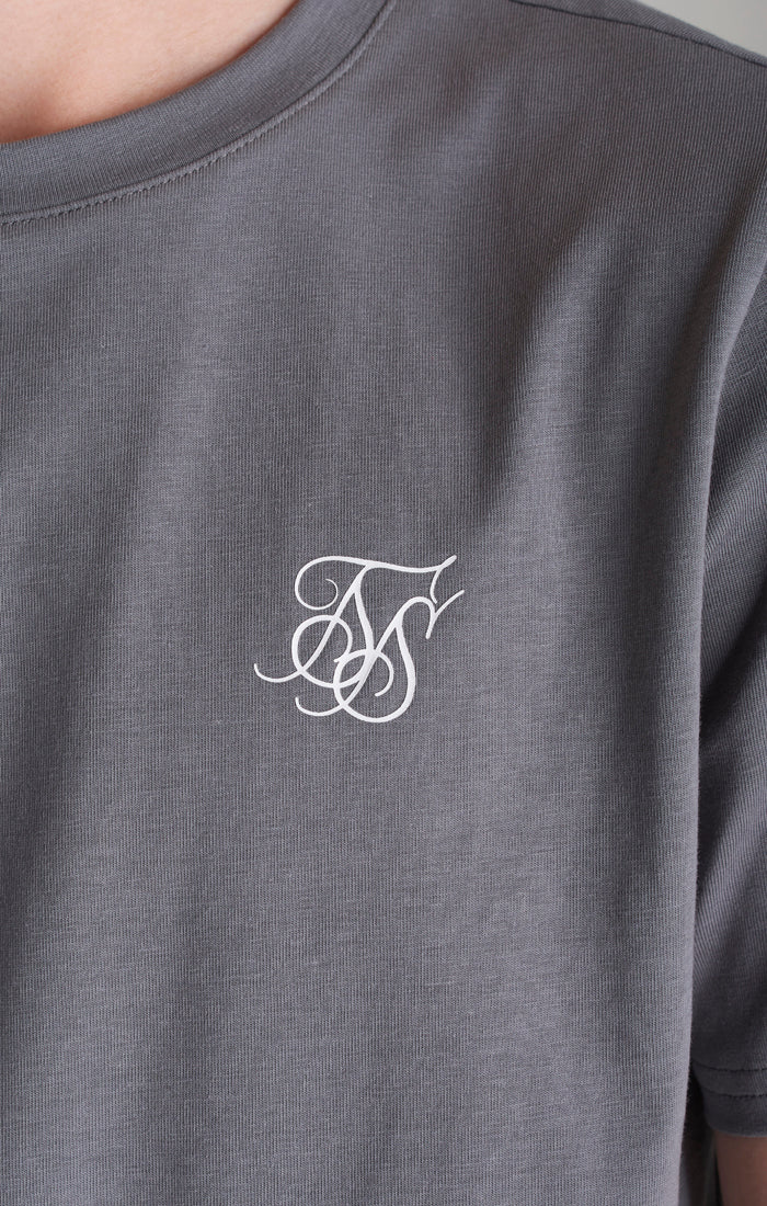 SikSilk T-Shirt &amp; Shorts Twinset – Grau (8)
