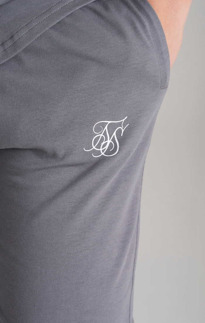 SikSilk T-Shirt &amp; Shorts Twinset – Grau (9)