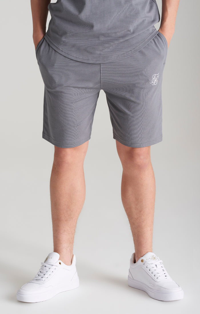 SikSilk T-Shirt &amp; Shorts Twinset – Grau (3)