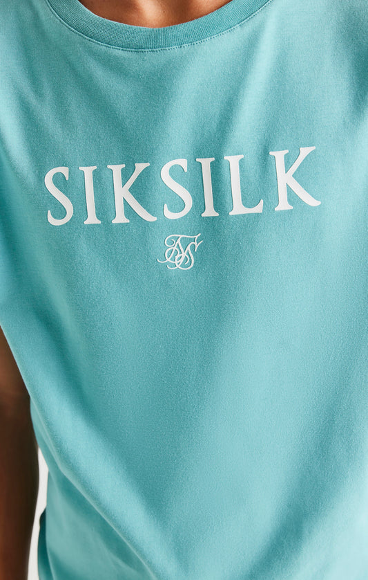 SikSilk Branded Tee - Teal