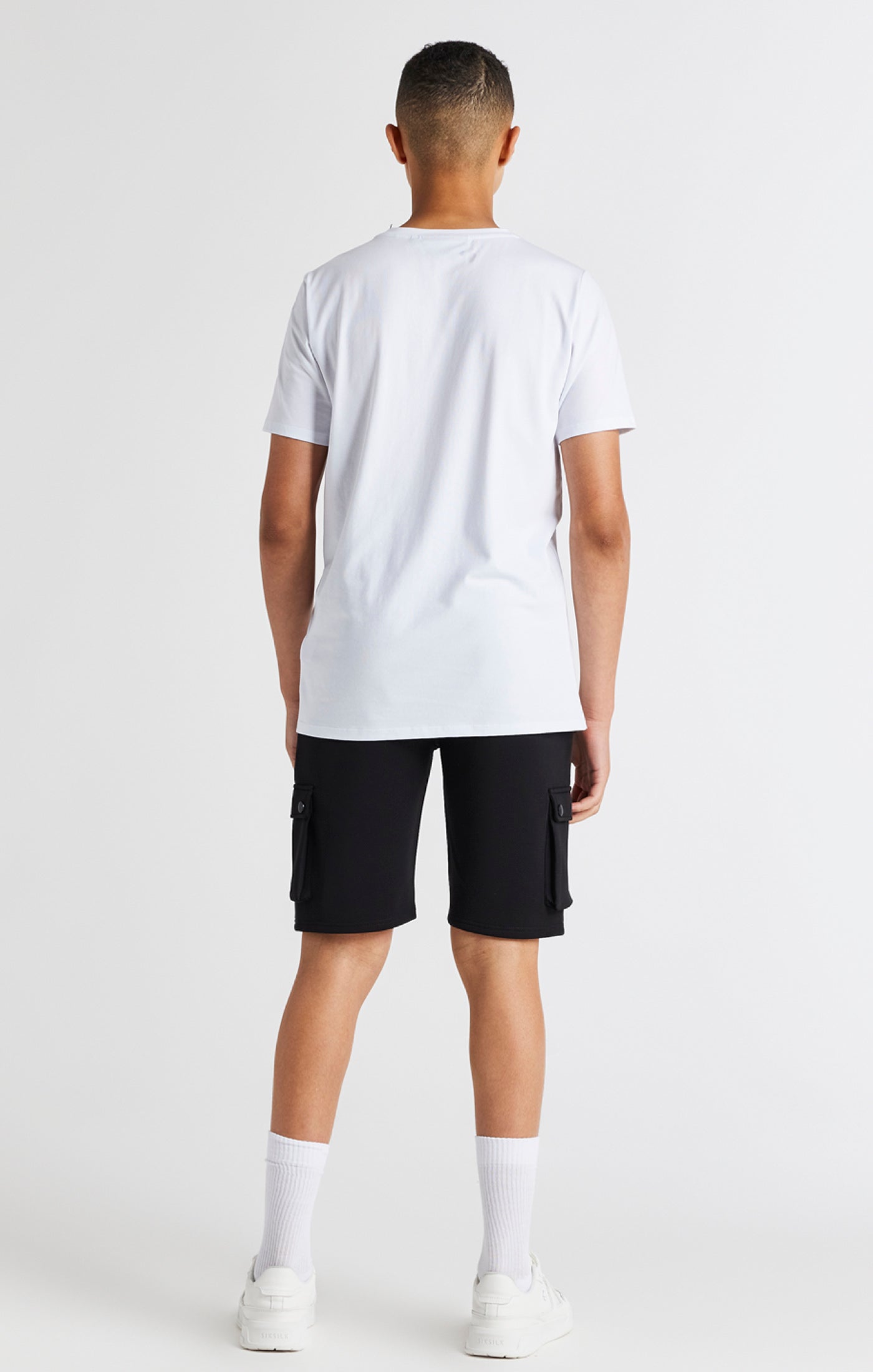Boys White Varsity T-Shirt (4)
