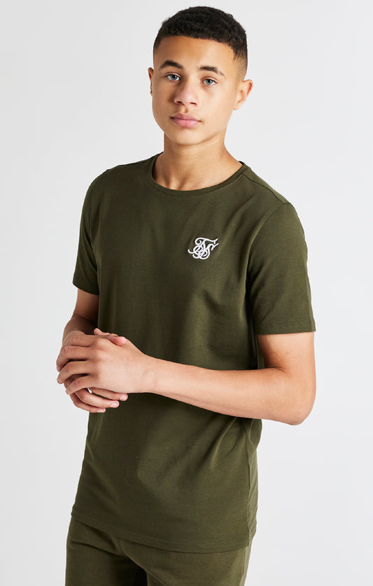 Khakifarbenes Kurzarm T Shirt für Jungen