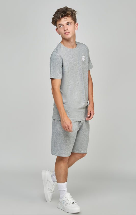Graue Essentials Fleece-Shorts für Jungen