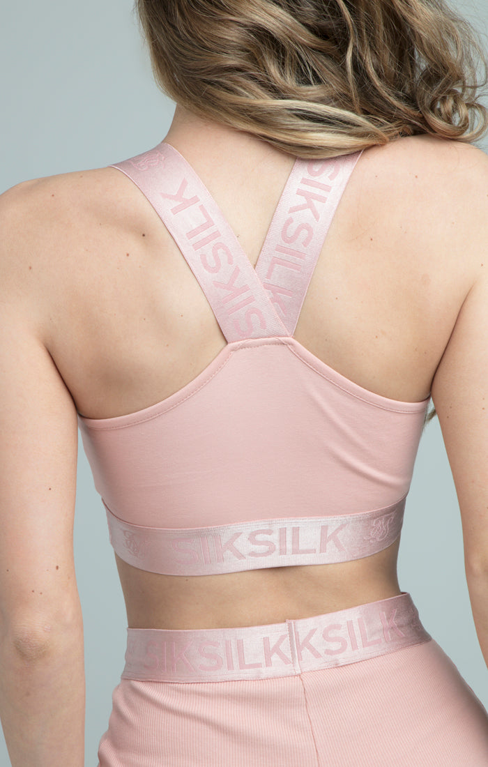 SikSilk Tape Strap Bralette - Pink (4)