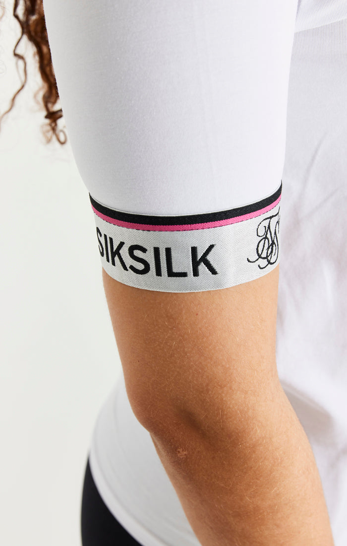 SikSilk Elettra Boyfriend-T-Shirt - Weiß (1)