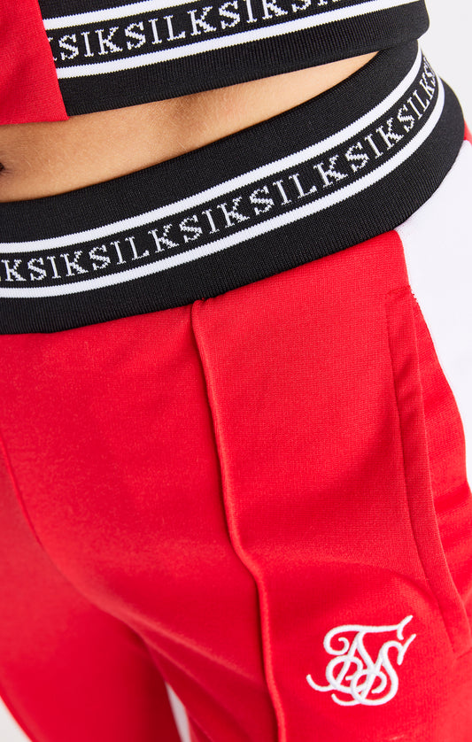 SikSilk Retro Element Track Pants - Red