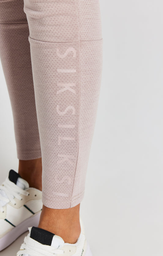 SikSilk Exhibit Premium Track Pants - gewaschenes Rosa