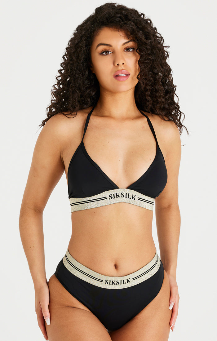 SikSilk Supremacy Bikini Top - Black (1)