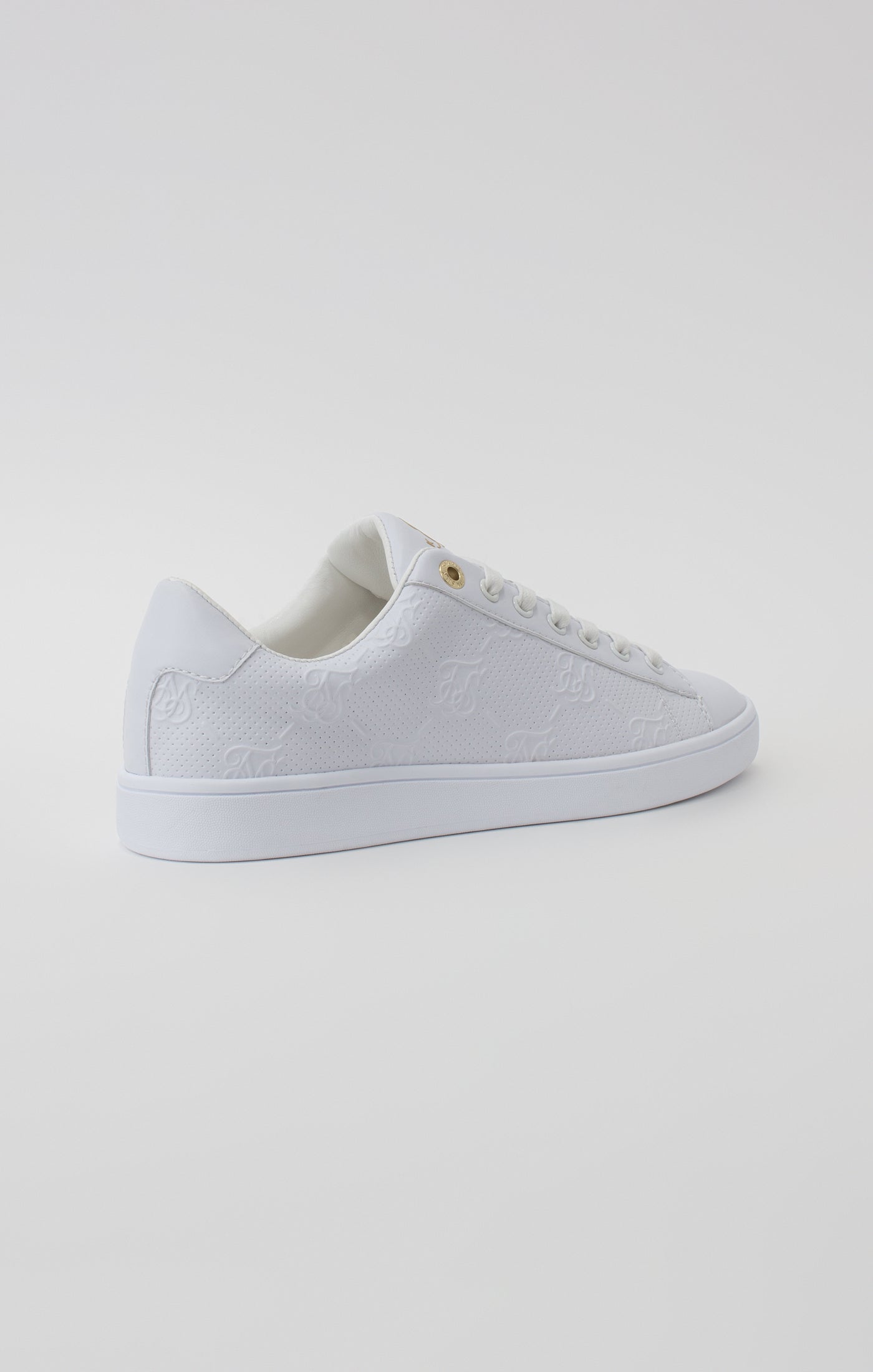 SikSilk Damen-Sneaker &#39;Elite&#39; mit Monogramm – Weiß (2)