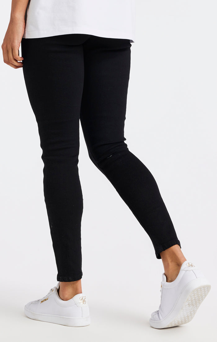 Schwarze Essential Skinny Denim Jeans (1)