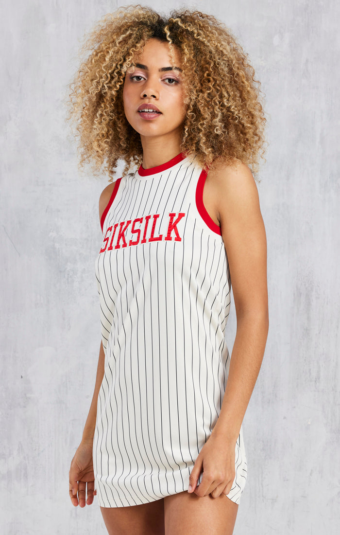 Space Jam X SikSilk Basketball Dress - Ecru (3)