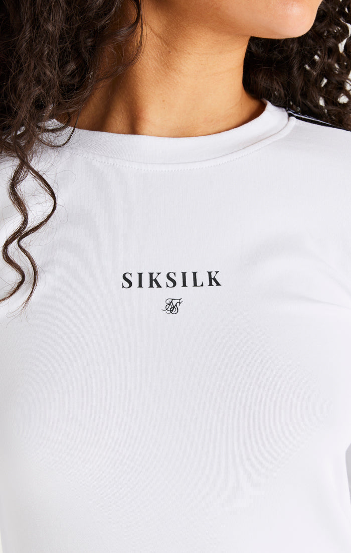 SikSilk Eminent Long Sleeve Top - White (2)