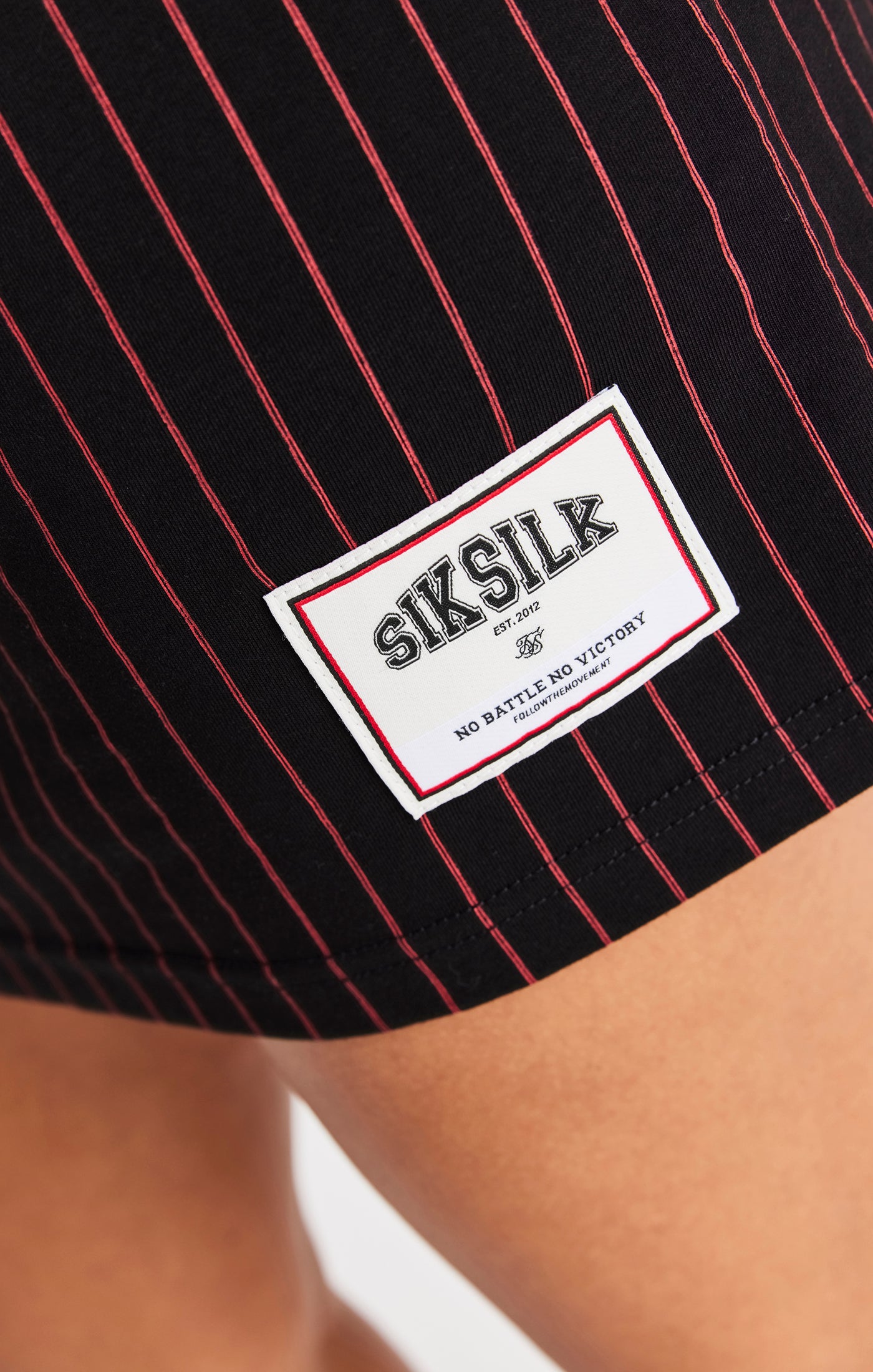 SikSilk Baseball-T-Shirt-Kleid – Schwarz &amp; Rot (6)